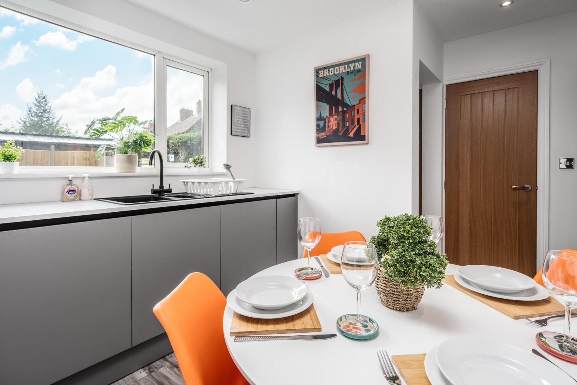 Shawe House - 10 Minute Mcr Airport - Free Parking Villa Wythenshawe Kamer foto